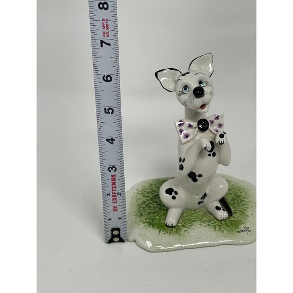 Vtg Dalmatian Dog Collectible Italian Designer Zampiva Porcelain Italy Figurine - Picture 9 of 9